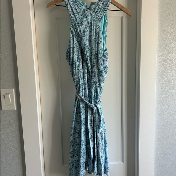 Flowy cross neck midi dress from LOFT - Picture 3 of 4
